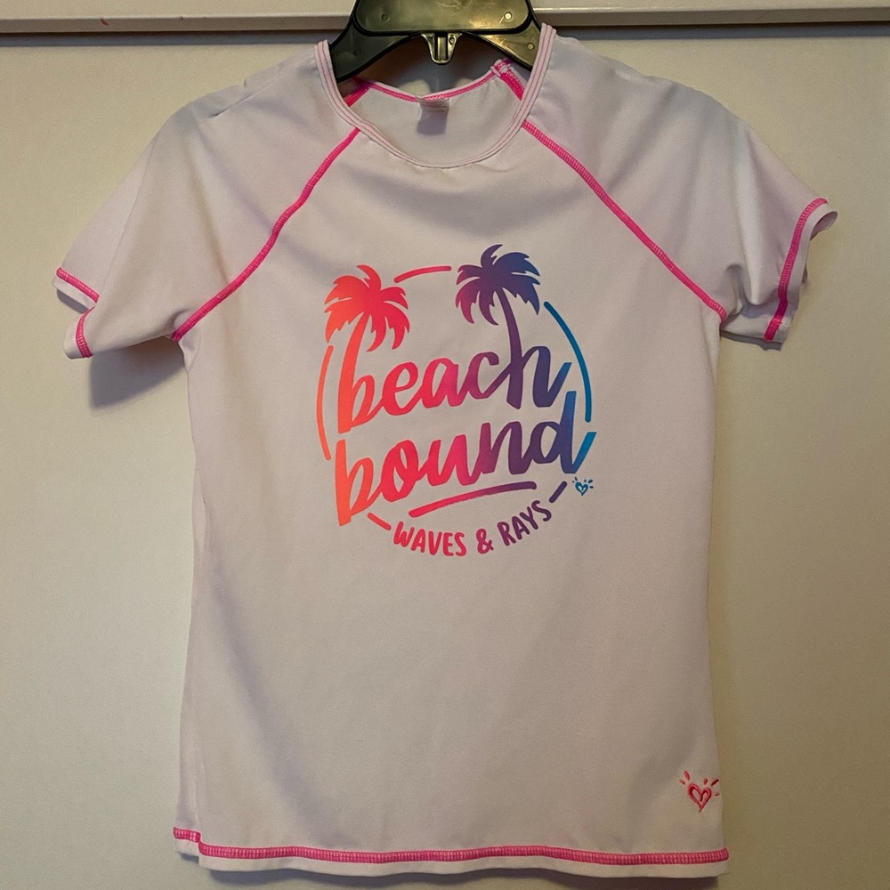 Justice rash guard size 10